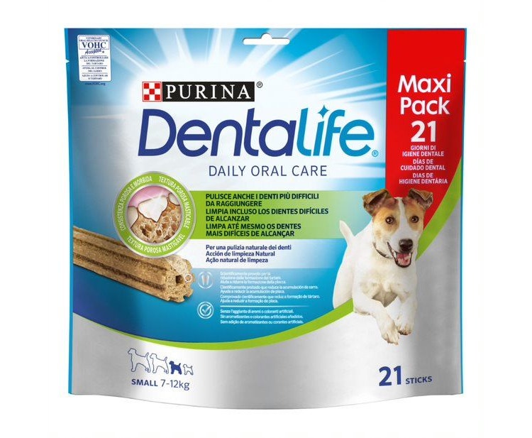 Purina Dentalife Snack Daily Oral Care Per Cani  7 - 12kg Taglia Small 21 Stick-1