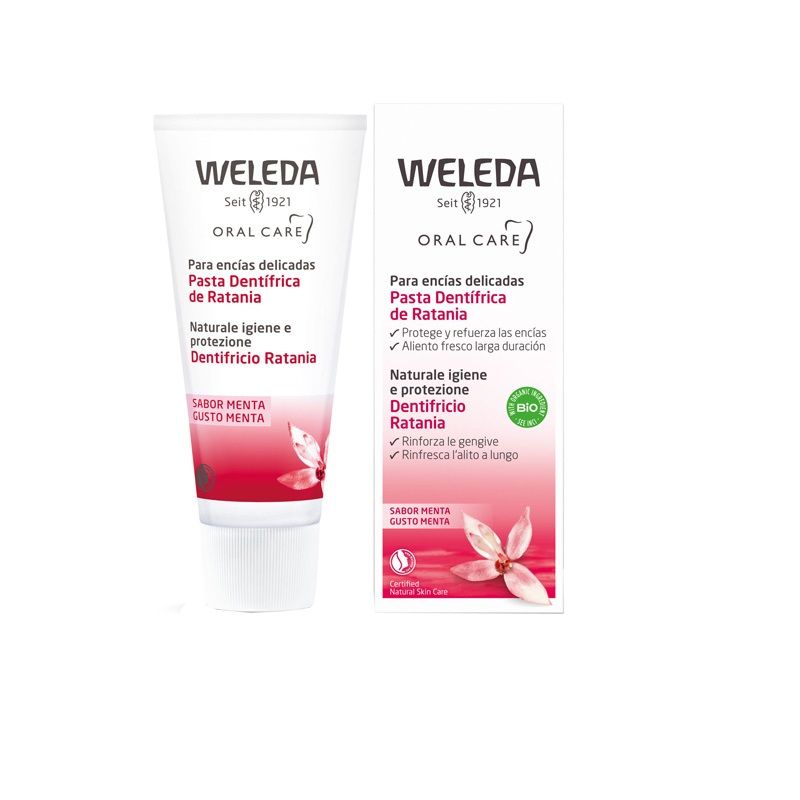Weleda Ratania dentifricio gusto menta 75ml-1