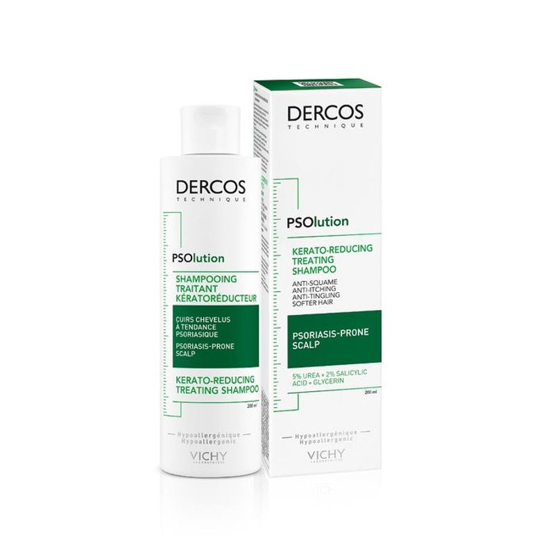Vichy Dercos Shampoo Psolution Trattamento Cheratoriduttore 200ml-3
