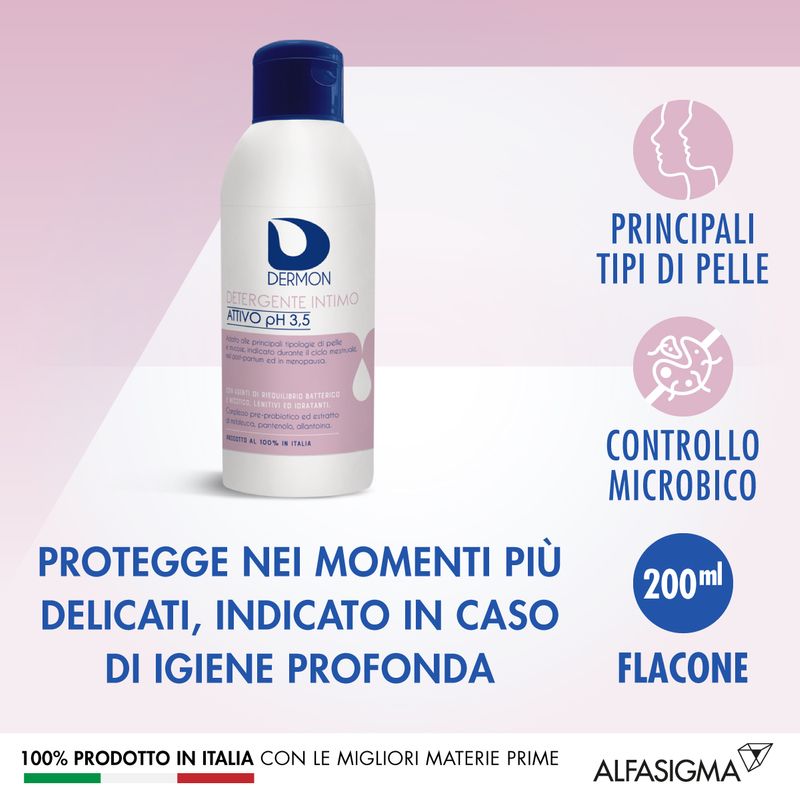 Dermon Intimo Attivo pH 3,5 Detergente 250ml-1