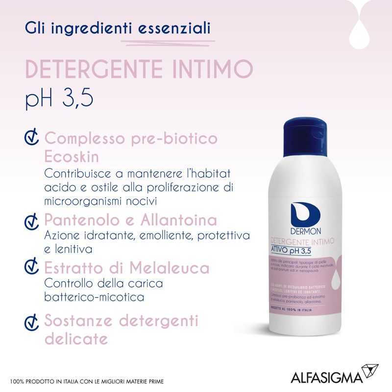 Dermon Intimo Attivo pH 3,5 Detergente 250ml-4