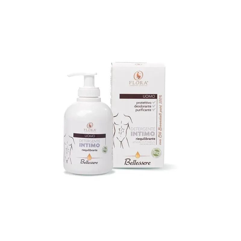Flora Bellessere detergente intimo uomo 250ml-1