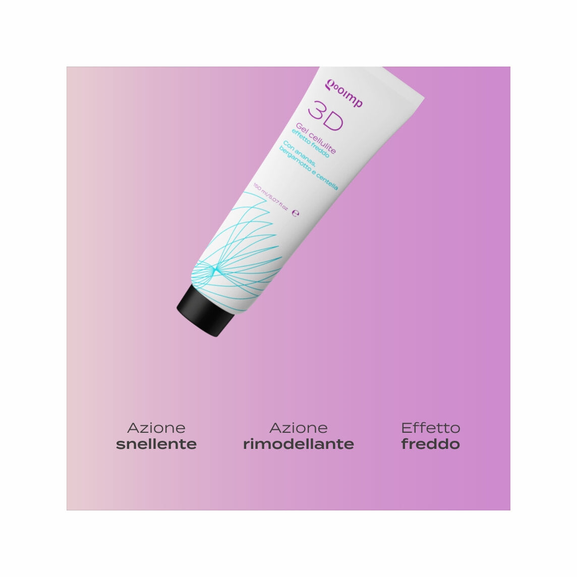 Gooimp 3D Gel Cellulite Effetto Freddo 150ml-7
