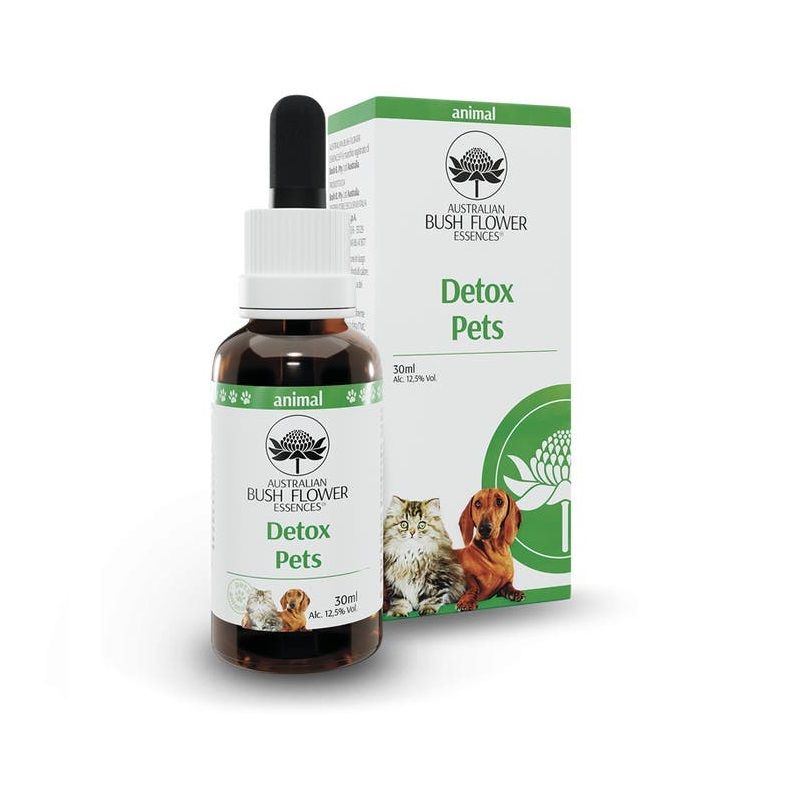 Australian Bush Flower Essences Detox Pets per cani e gatti 30ml-1