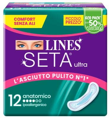 Lines Seta Ultra Assorbenti Anatomici 12 Pezzi-1