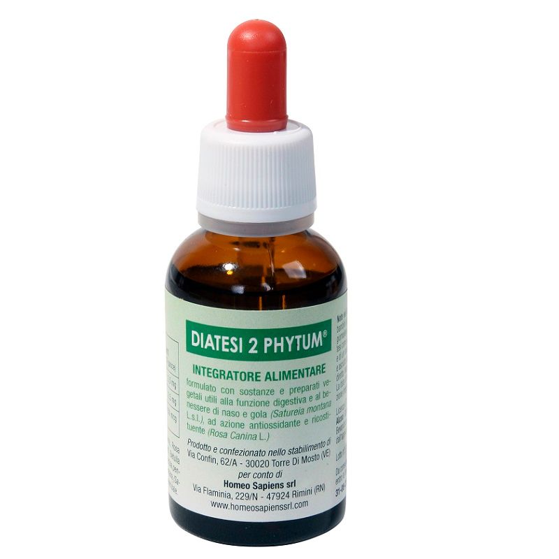 Diatesi 2 Phytum Gocce integratore alimentare utile per la digestione 30ml-1
