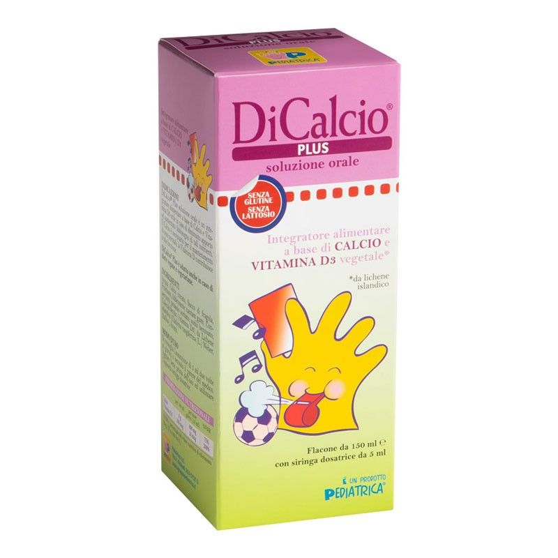 Pediatrica DiCalcio Plus integratore di Calcio e Vitamina D3 150ml-1
