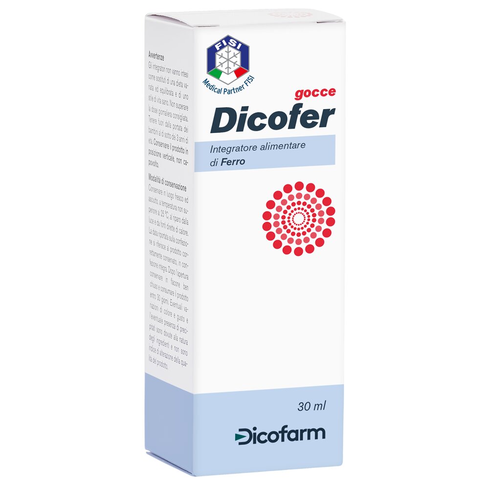Dicofer Gocce integratore di ferro 30ml-1