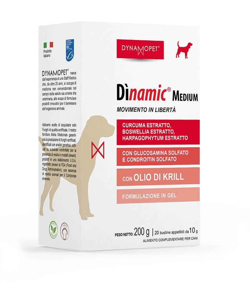 Dinamic Medium Alimento Complementare Per Cani 20 Bustine 10ml-1