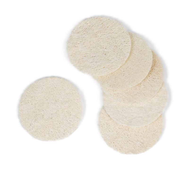 Himalaya Mood dischetti per il viso in luffa naturale 6 pezzi-1
