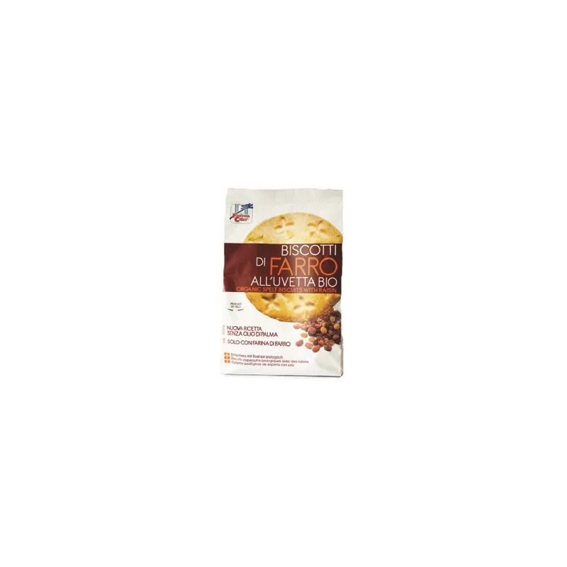 La Finestra sul Cielo Biscotti di Farro all'uvetta BIO 250g-1