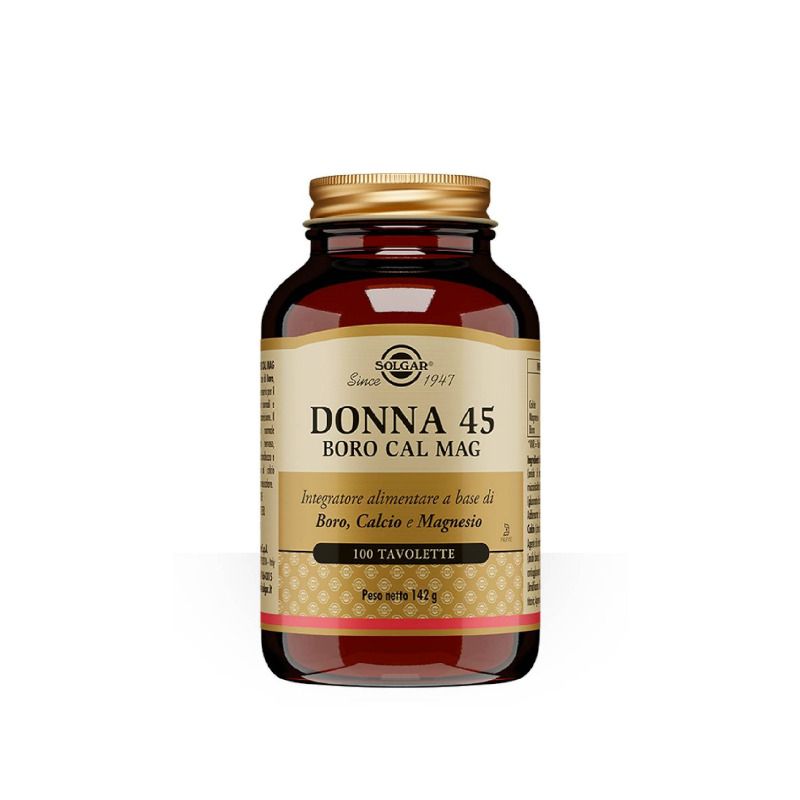 Solgar Donna 45 Boro Cal Mag integratore alimentare 100 tavolette-1