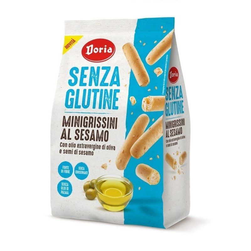 Doria Senza Glutine Minigrissini al Sesamo 150g-1