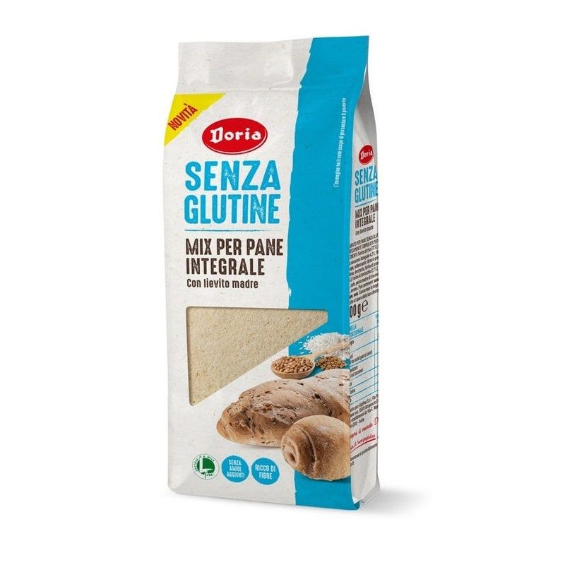 Doria Senza Glutine Mix per Pane Integrale 500g-1