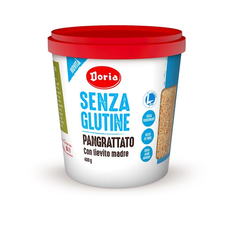 Doria Senza Glutine Pangrattato con lievito madre 400g-1