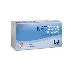 Neoxene 10 Ovuli Vaginali disinfezione della mucosa vaginale 10mg-2