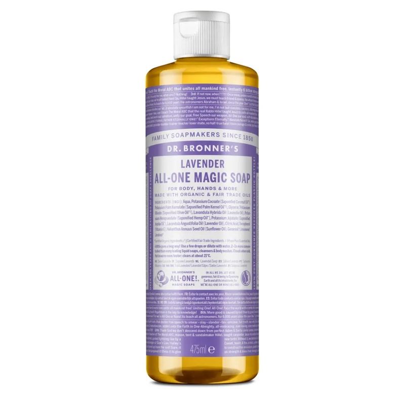 Dr. Bronner's Lavender sapone liquido bio 18in1 alla lavanda 475ml-1