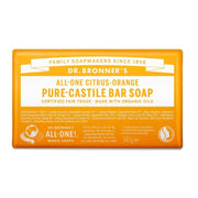 Dr. Bronner's Citrus-Orange puro sapone solido bio agli agrumi 140g-1