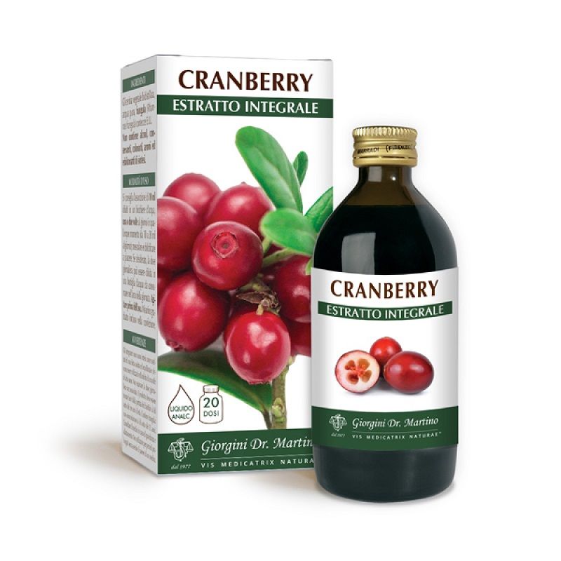 Dr. Giorgini Cranberry Estratto Integrale favorisce il drenaggio 200ml-1