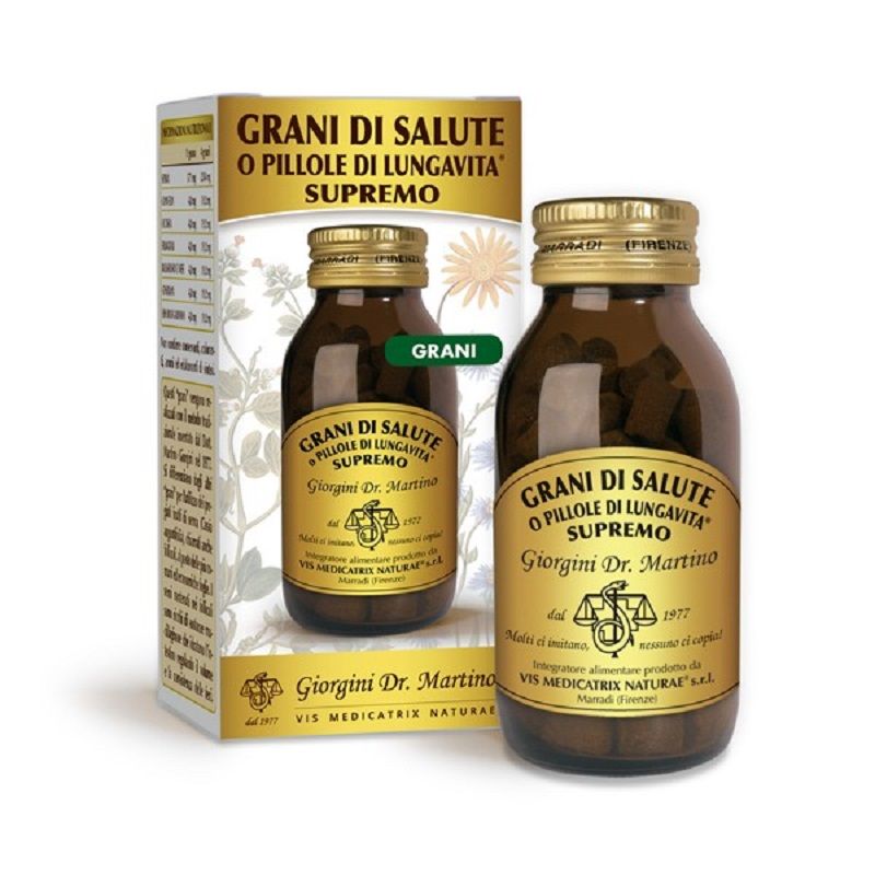 Dr. Giorgini Grani di Salute o Pillole di Lungavita Supremo favorisce la regolarità intestinale 90g-1