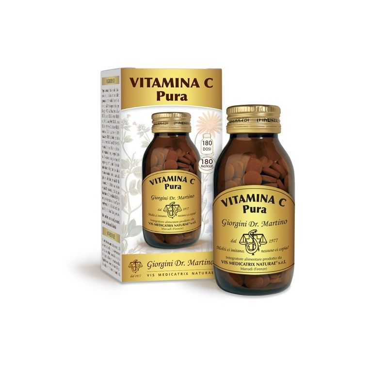 Dr. Giorgini Vitamina C Pura per la normale funzione del sistema immunitario 180 pastiglie-1
