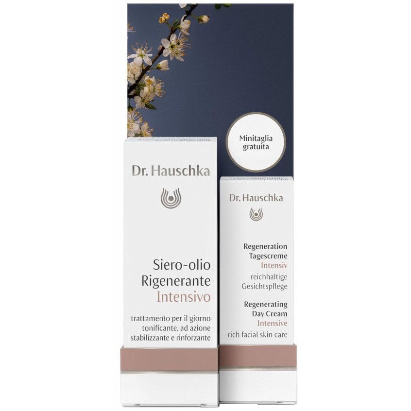 Dr Hauschka On Pack Siero Olio Rigenerante Intensivo 20ml+Trial Size Crema Rigenerante Intensiva 5ml-1