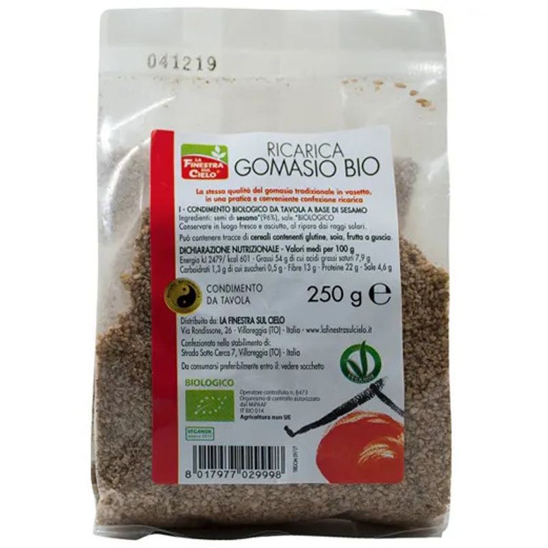 La Finestra Sul Cielo Gomasio Ricarica 250g Bio-1