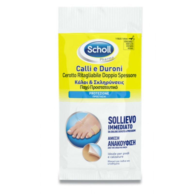 Dr.Scholl Calli e Duroni Sollievo Immediato Cerotto Ritagliabile-1