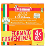 Plasmon omogeneizzato Trota con Verdure 4x80g-1