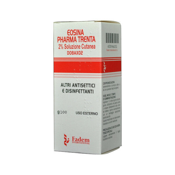 Eosina Pharma Trenta 2% disinfettante cutaneo soluzione 100g-2