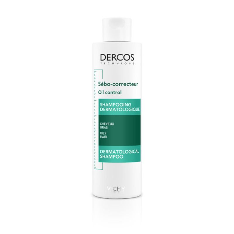 Vichy Dercos Shampoo Sebo Regolatore Trattante Capelli Grassi 200ml-1