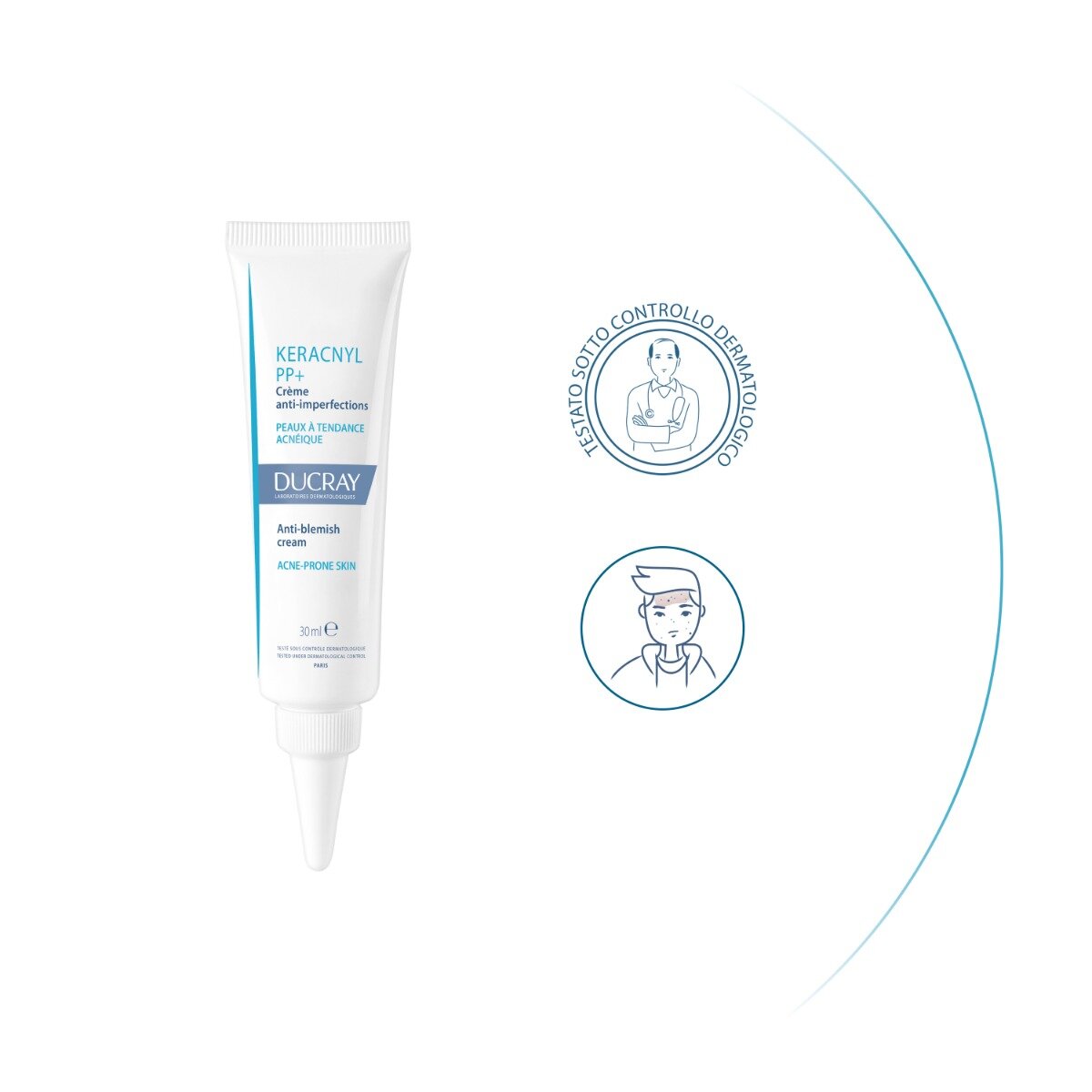 Ducray Keracnyl PP+ crema anti-imperfezioni pelle grassa a tendenza acneica 30ml-5