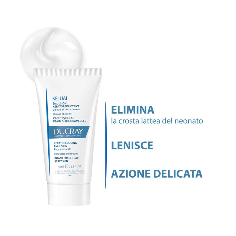 Ducray Kelual Emulsione viso e cuoio capelluto 50ml-3