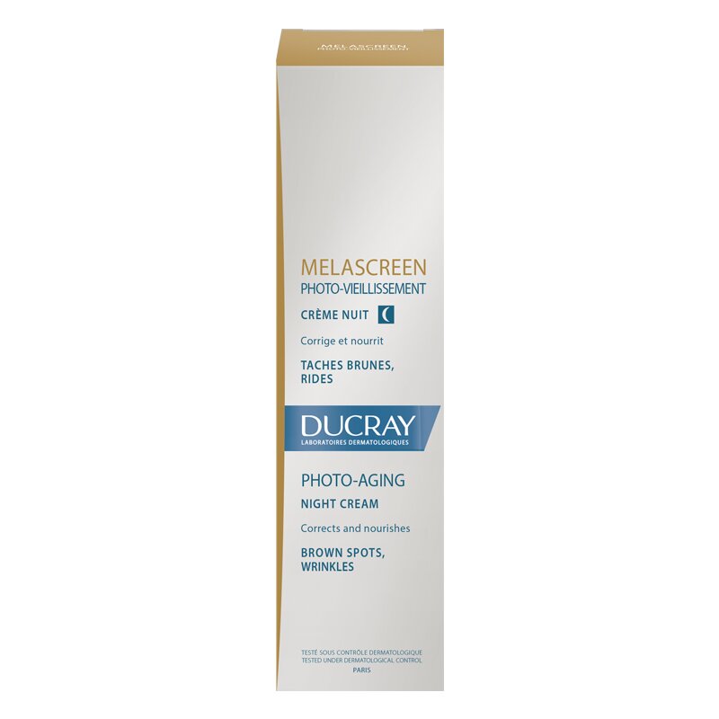Ducray Melascreen Foto-invecchiamento crema notte macchie brune e le rughe 50ml-2