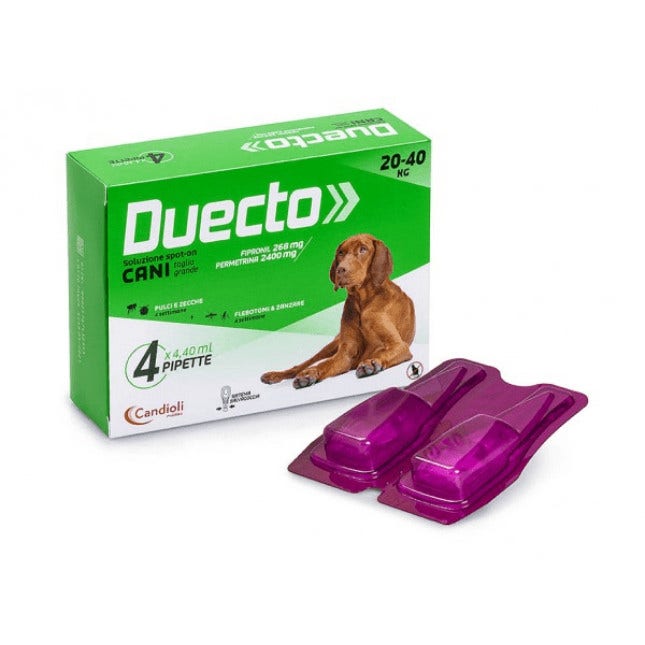 Duecto Spot On 4 Pipette Cani 20/40kg-1