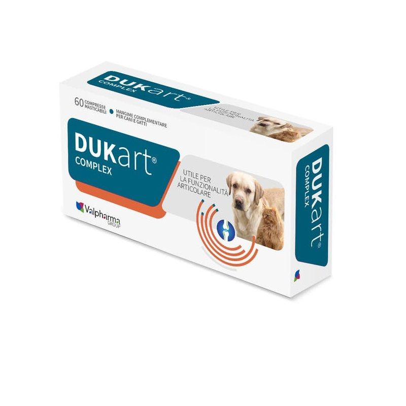Erba Vita Dukart Complex per la funzionalità articolare di cani e gatti 60 compresse-1