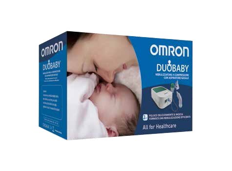 Duo Nebulized Inhaler Omron Duobaby Nebulizzatore a compressione con aspiratore nasale ...
