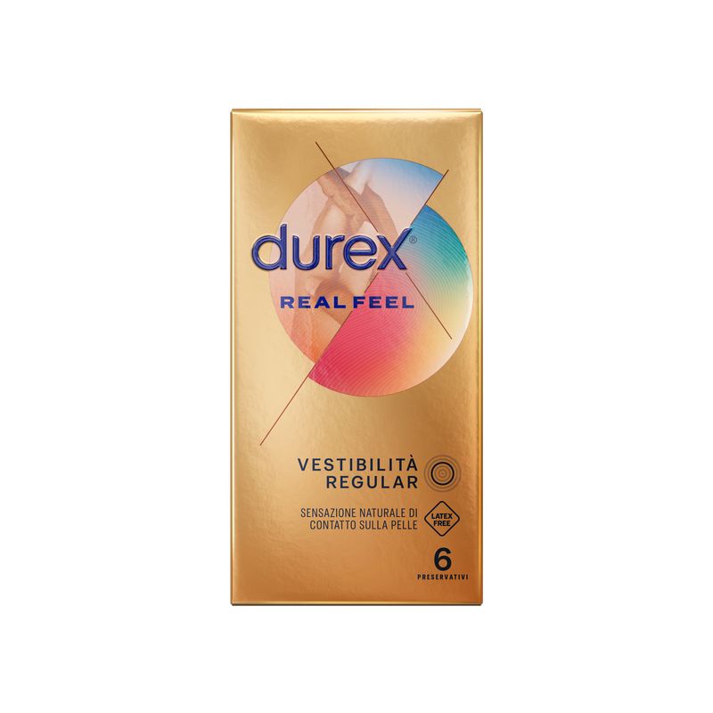 Durex Preservativi RealFeel senza lattice 6 profilattici-1
