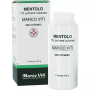 Marco Viti Talco Mentolato polvere cutanea rinfrescante e protettiva 100g-1