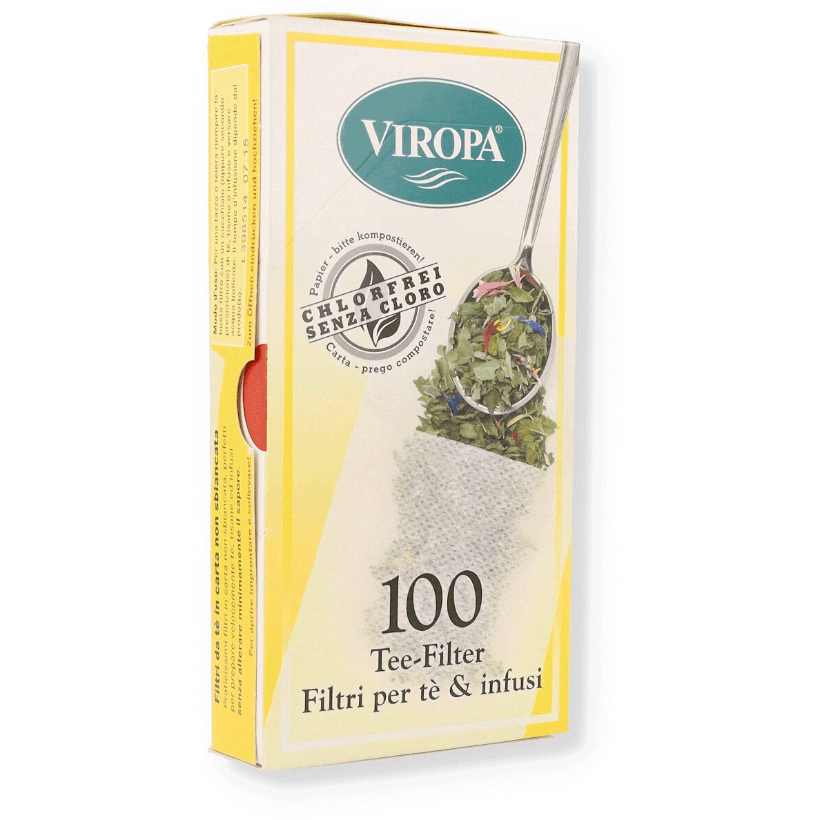 Viropa Filtri Di Carta Per Tè E Infusi 100 Bustine-1