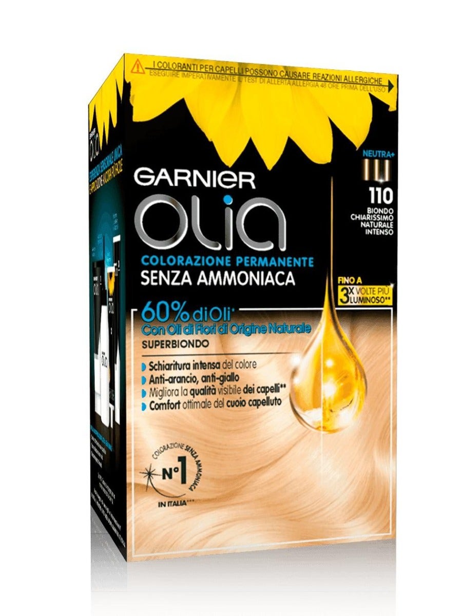 Garnier Olia Colorazione Capelli 110 Biondo Chiarissimo Naturale Intenso-1