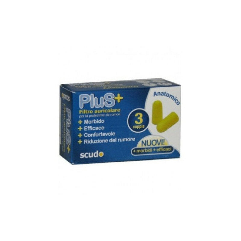 Earplug Scudo Plus 3 Coppie 6 Pezzi-2