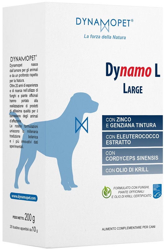 Dynamo L Large Integratore Per Cani 20 Bustine-2