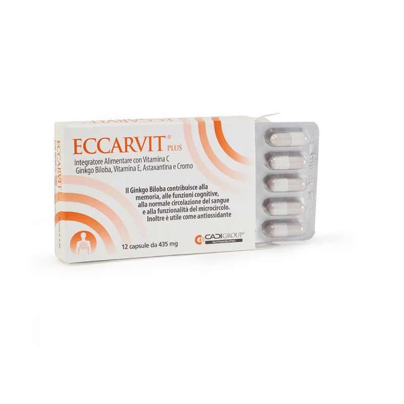 Eccarvit Plus per la funzionalità del microcircolo 12 capsule-1