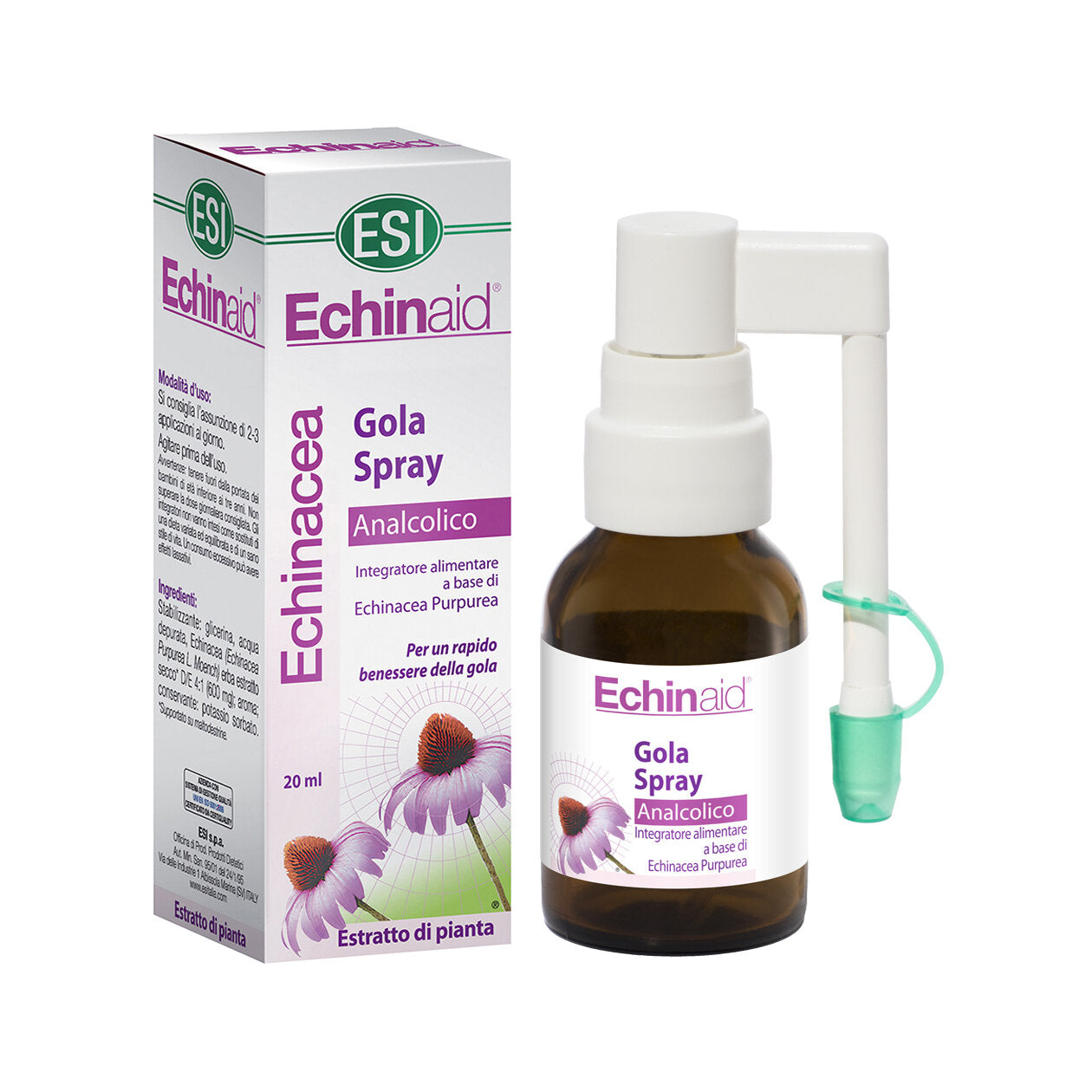Echinaid alta potenza gola spray 20ml-2