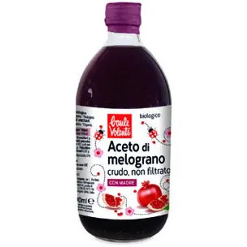 Baule Volante Aceto Di Melograno Crudo No Filtrato Bio 500ml-1