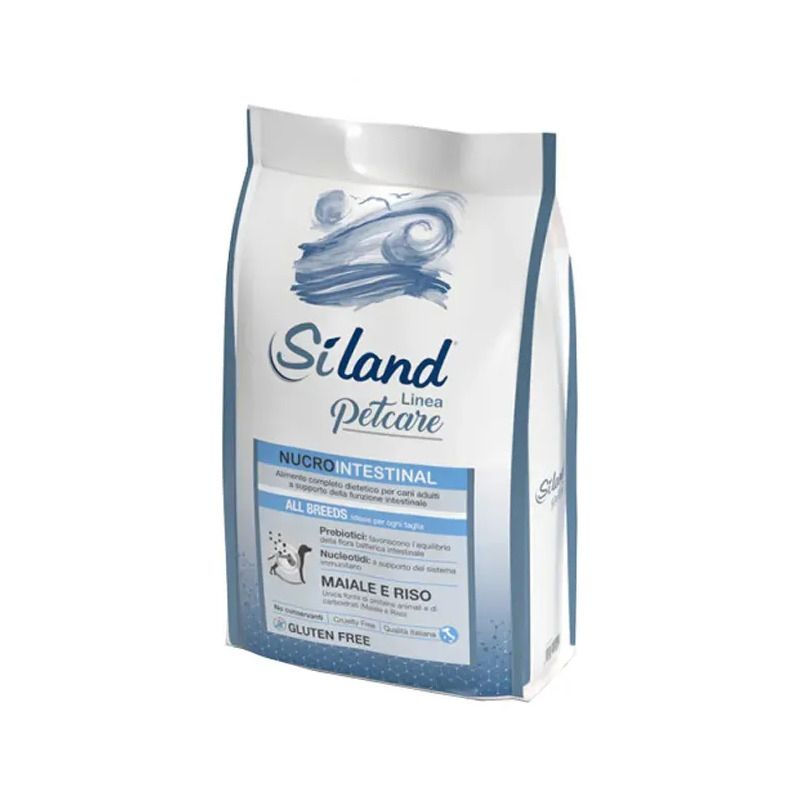 Siland Nucrointestinal Gusto Maiale E Riso Cibo Secco Cani Adulti Sacco 12kg-1