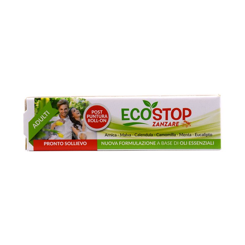 EcoStop Zanzare Roll-on Post puntura a base di oli essenziali senza ammoniaca 20ml-1