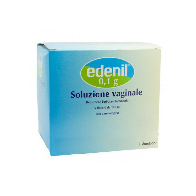 Edenil Soluzione vaginale 5 flaconi 100ml 0,1g-2