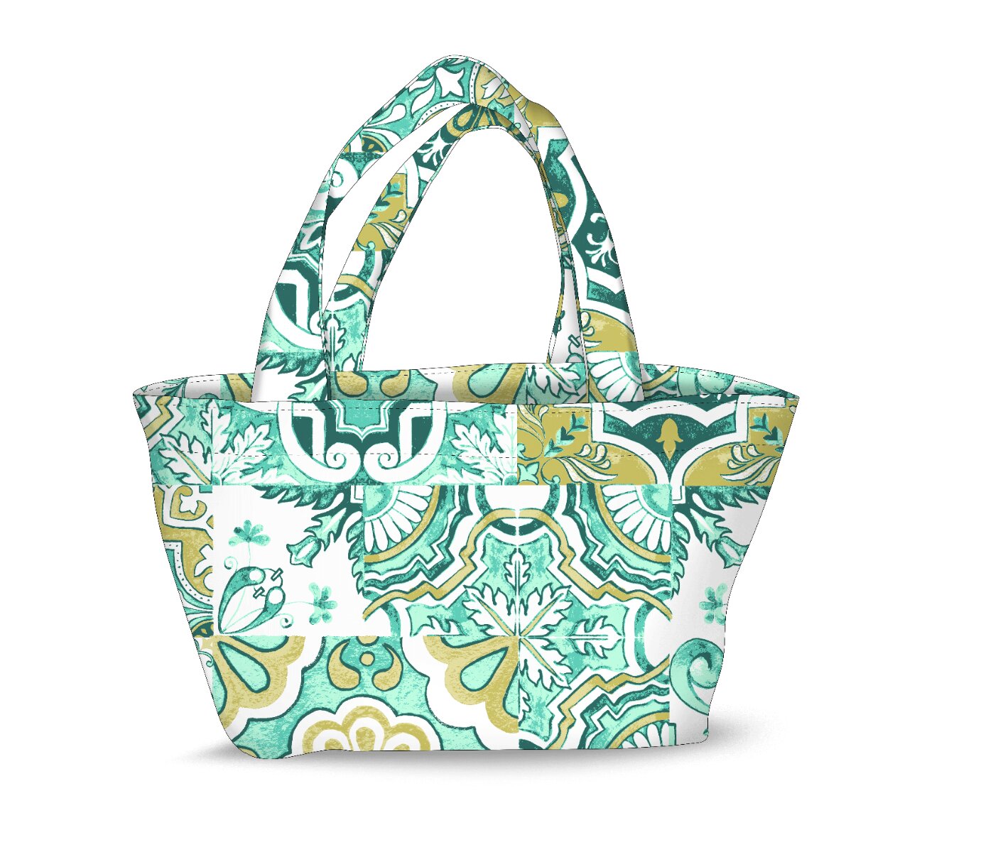 Colors Borsa Colore Verde 28cm-2